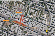 Bild Während der Bauzeit ist die Willstraße im Abschnitt zwischen Bärenschanzstraße und Fürther Straße vollständig gesperrt. Die Gehwege bleiben durchgehend nutzbar, alle Geschäfte sind jederzeit erreichbar.