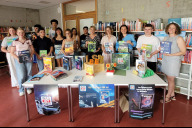 Bild 1 450 Bücher für 20,4 Meter Lesefreude – Tessloff Verlag belohnte erfolgreiche Lese-Challenge der Adam-Kraft-Realschule Nürnberg am Montag, 29. Juni 2026.