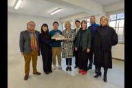 Bild Einzug der Künstlerinnen und Künstler in ihre neuen Ateliers im Werkhaus mit Kulturbürgermeisterin Prof. Dr. Julia Lehner, Kulturdirektor Michael Bader und Anne Schloen von der Kunsthalle Nürnberg.