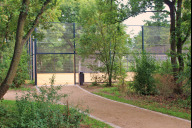 Bild Der Bolzplatz in der Rechenberganlage an der Hardenbergstraße, ist seit Freitag, 26. Juli 2024, wieder eröffnet. 