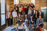 Bild Empfang der regionalen Schüler- und Studententeams am Dienstag, 27. Januar 2026, in der Ehrenhalle des Rathauses Wolffscher Bau anlässlich des RoboCup 2027 in Nürnberg.