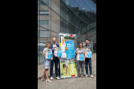 Bild Gemeinsam für mehr Bewegung (von links): Christine Eggert, VR Teilhaberbank, Bürgermeister Andreas Krieglstein, Leona Steinberger, stellvertretende Kreisvorsitzende des Baye­ri­schen Landes-Sport­ver­band e. V., und Philip Hauck, wbg Nürnberg Immobilien, unterstützen die Aktion „Mach mit – bleib fit“ 2026, die bis Ende September kostenlose Bewegungsangebote in Nürnbergs Bewegungsparks ermöglicht.