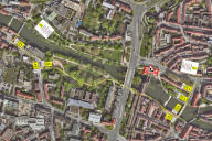 Bild Die Durchfahrt vom  Maxplatz zur Hallerwiese ist ab Montag, 20. Oktober 2025, bis April 2026 vollständig gesperrt. Fahrradfahrende in beide Richtungen können weiträumig ausweichen. Folgende Umleitung ist ausgeschildert: Großweidenmühlsteg – Kleinweidenmühle – Praterstraße – Kontumazgarten – Untere Kreuzgasse – Maxbrücke – Maxplatz.
