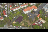 Bild Luftbild des zukünftigen Bauareals in der Ambergerstraße