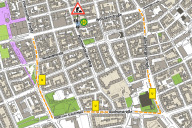 Bild Während der nächtlichen Bauarbeiten ist die Wölckernstraße im Bereich des Hummerlsteiner Wegs vollgesperrt. Eine Umleitungsempfehlung ist vor Ort ausgeschildert und führt über folgende Strecke: Allersberger Straße, Gudrunstraße, Ritter-von-Schuh-Platz, Pillenreuther Straße.