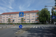 Bild : Projekt "Fußgängerfreundliche Stadtteile" - hier ein Fußgängerüberweg in der Bertha-von-Suttner-Straße.