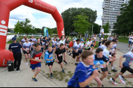Bild Metropolmarathon 2024: Beim Jugendmarathon starteten circa 70 Jugendliche am Sonntag, 16. Juni 2024, beim Norikus am Wöhrder See.