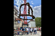 Bild Deckenfest vor dem Neubau am Volksbad am Mittwoch, 17. Juli 2024.