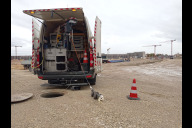 Bild Jährlich saniert die Stadtentwässerung und Umweltanalytik Nürnberg (Sun) mehr als fünf Kilometer Kanäle. Ein Kanalinspektionsfahrzeug von Sun in Aktion.