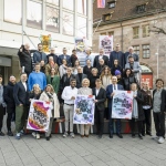 Gruppenfoto mit den Sponsoren des Projektbüro Kultur