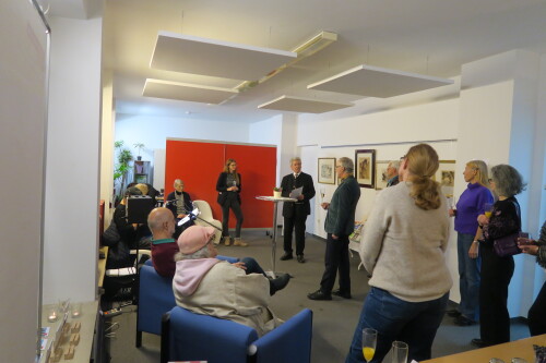 Foto des Neujahrstreffens im Quartiersbüro Altstadt
