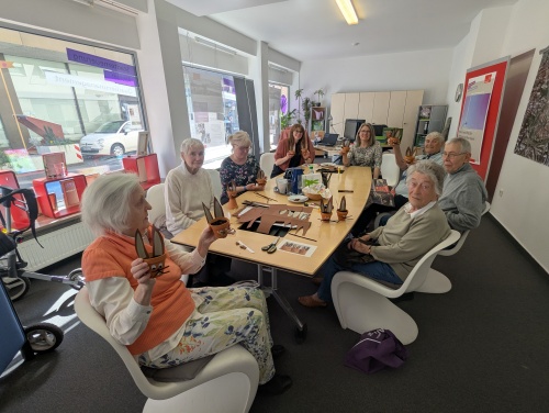 Foto der Osteraktion im Quartiersbüro Altstadt