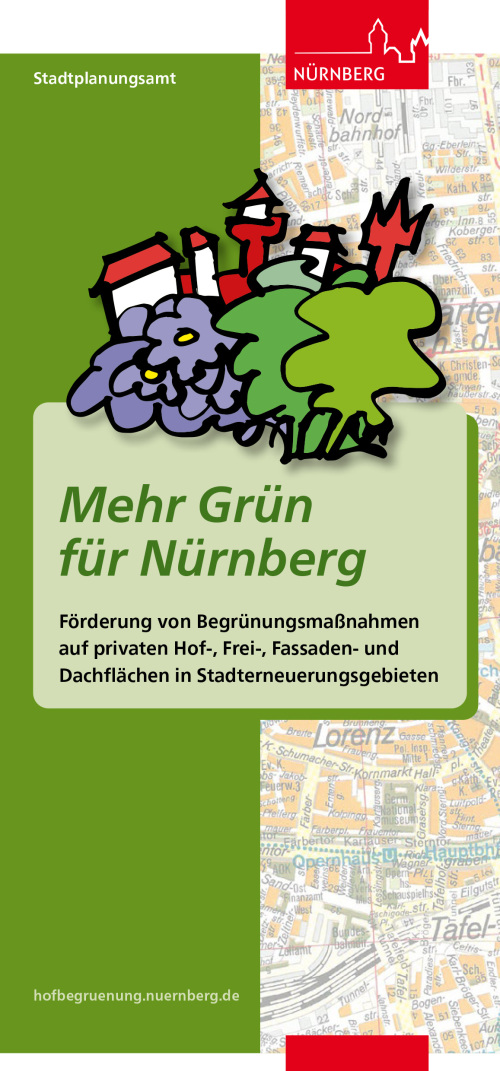 Mehr Grün für Nürnberg Flyer © Stadtplanungsamt / Stadt Nürnberg
