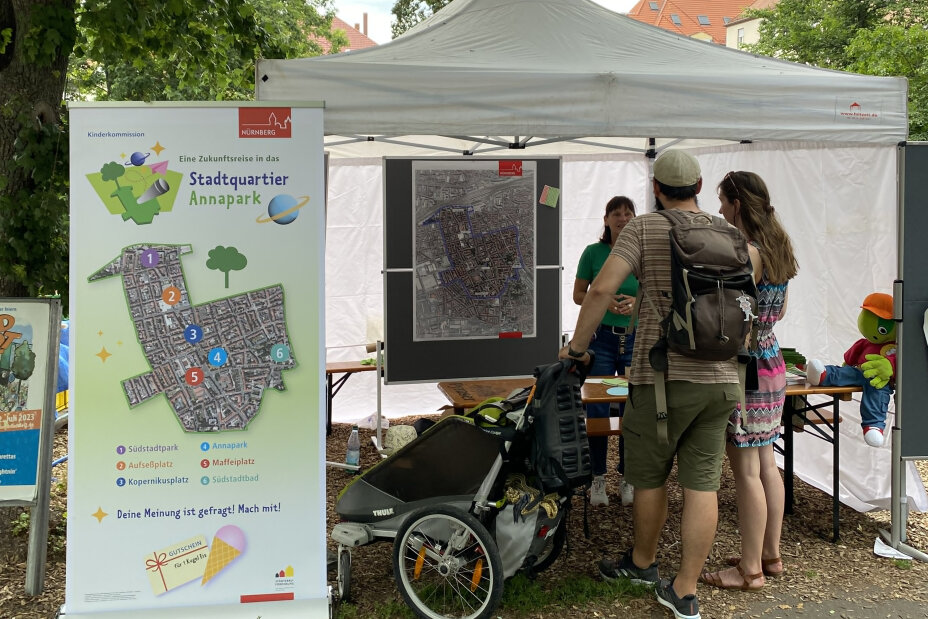 Kinderbeteiligung VU Quartier Annapark, Bild © Stadt Nürnberg / Stadtplanungsamt