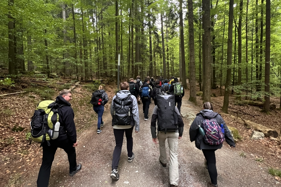 Wanderung zum Gipfel des großen Falkensteins, Bild © Hartwig / RDF Nürnberg