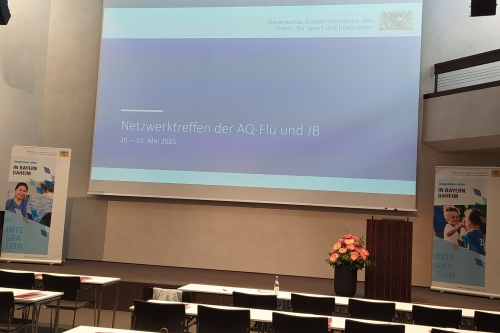 Podium Netzwerktreffen AQ Treffen 2025