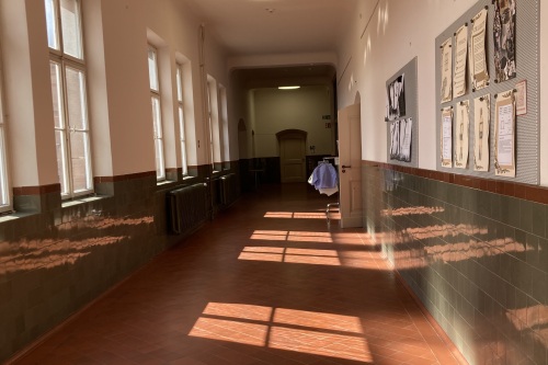 Flur der Modeschule B5