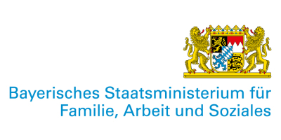 Das Logo des Bayerischen Staatsministeriums für Familie, Arbeit und Soziales