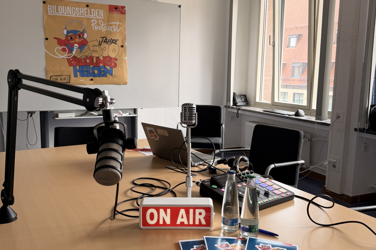 Podcast-Aufnahme