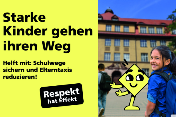 Werbeflyer Starke Kinder gehen ihren Weg