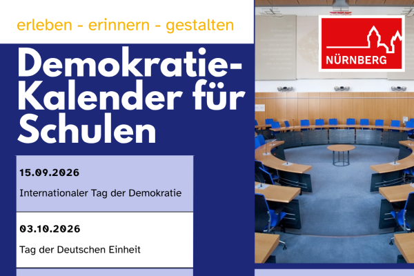 Demokratiekalender für Schulen (Schuljahr 2026/27)