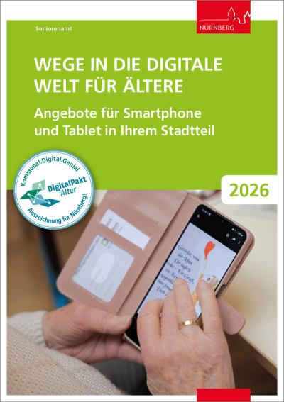 Titel Broschüre Wege in die digitale Welt für Ältere