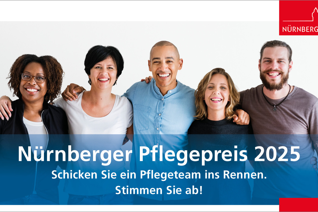 Werbekarte Pflegepreis 2025 Frontseite