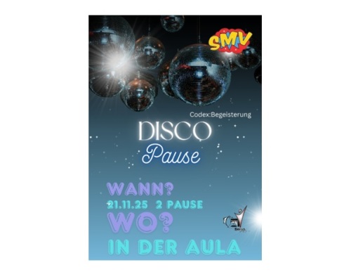 Discokugel vor Sternenhimmel © T. Metz / Sigena-Gymnasium