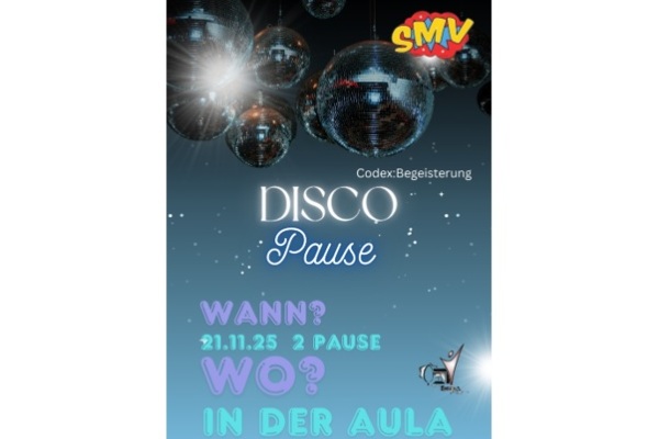 Discokugel vor Sternenhimmel