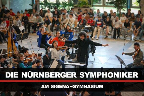 Screenshot aus dem Video zum Besuch der Nürnberger Symphoniker