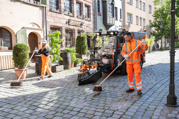 SÖR Straßenreinigung in der Nürnberger Altstadt