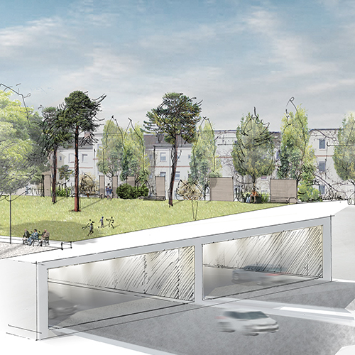 Nach An den Rampen entsteht auf dem Tunnel ein Park.