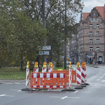 Am Plärrer - Gostenhofer Hauptstraße Sperrung wegen Fahrbahneinbruch
