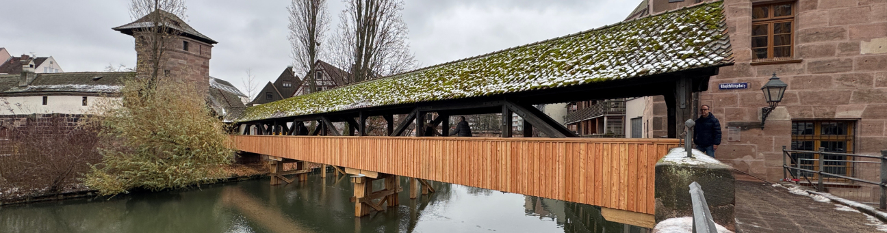 Henkersteg - Sanierung 2025, Bild © André Winkel / Stadt Nürnberg