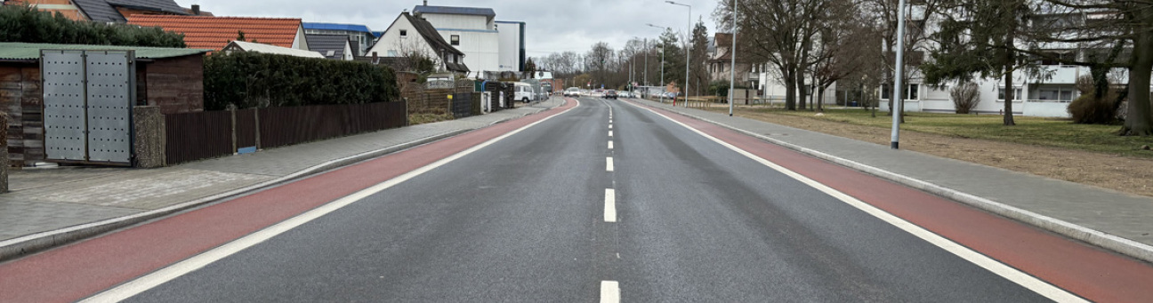 Gebersdorfer Straße: Bauabschnitt 1 ist fertiggestellt., Bild © SÖR / Stadt Nürnberg