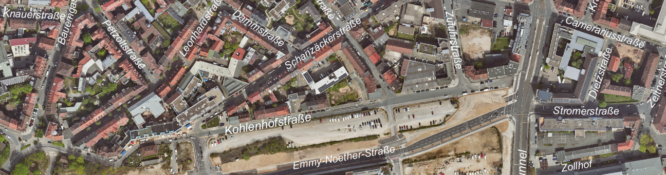 Kohlenhoferstraße Panorama, Bild © Sör / Stadt Nürnberg