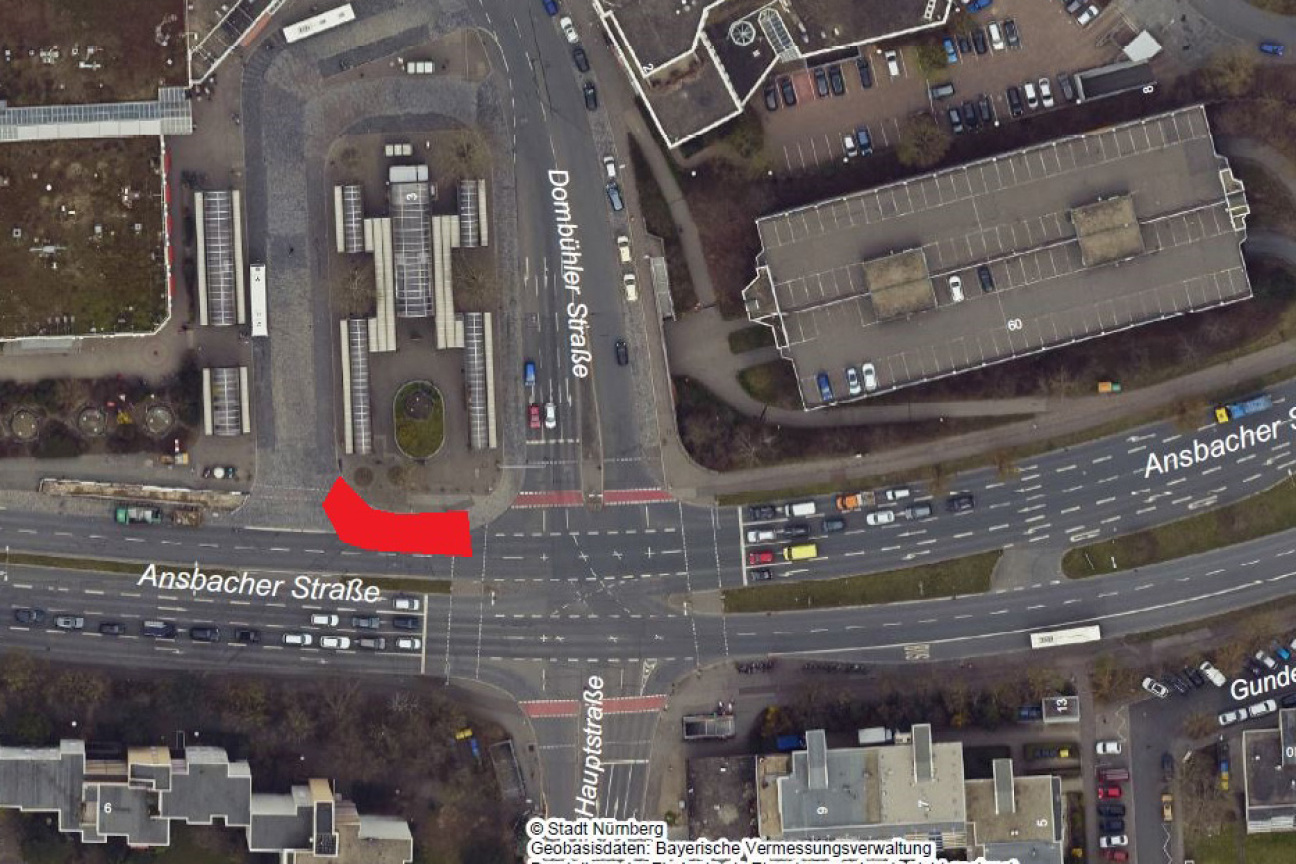 Bild © SÖR / Geobasisdaten: Bayerische Vermessungsverwaltung / Stadt Nürnberg Wiederinstandsetzung Fahrbahnbelag Busbahnhof Röthenbach, Bild © SÖR / Geobasisdaten: Bayerische Vermessungsverwaltung / Stadt Nürnberg