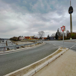 Südwesttangenten Auffahrt an der Ludwig-Scholz-Brücke