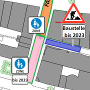 Altstadt Fußgängerzone Färberstraße / Ecke Frauengasse