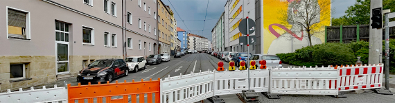 Baustelle Scheurlstraße