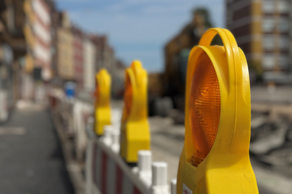 Baustellenabsperrung