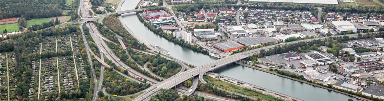 Projekt Hafenbrücken, Bild © Moritz Utili - Studio Höhn / Stadt Nürnberg