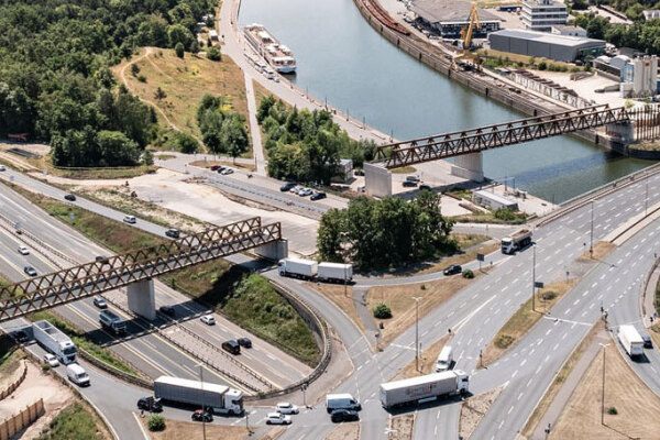 Projekt Hafenbrücken: A73 Anschlussstelle Nürnberg-Hafen-Ost