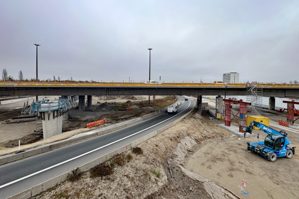 Projekt Hafenbrücken: Frankenschnellwegbrücke am Main-Donau-Kanal