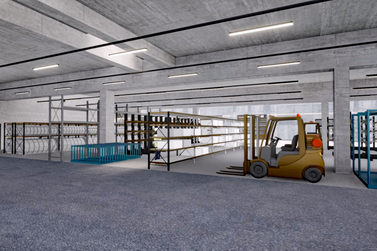 Bild © BOLWIN | WULF Architekten Partnerschaft mbB SÖR-Betriebszentrale: Magazin, Bild © BOLWIN | WULF Architekten Partnerschaft mbB