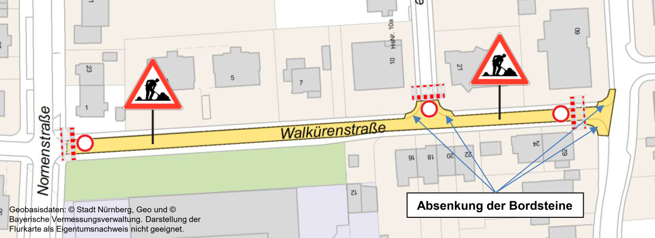 Walkürenstraße Übersicht Web, Bild © SÖR / Stadt Nürnberg