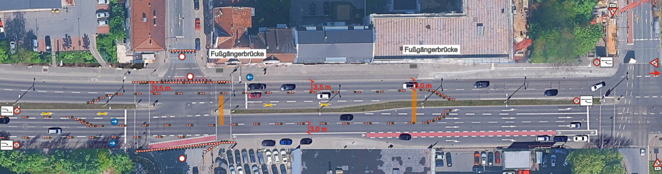 Maximilianstrasse Vorbereitende Massnahmen BA 2, Bild © SÖR / Stadt Nürnberg