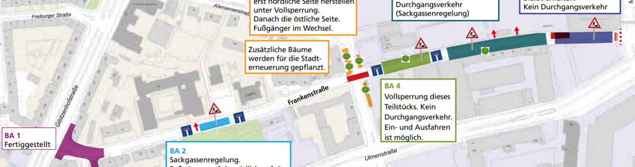Baustelle Frankestraße