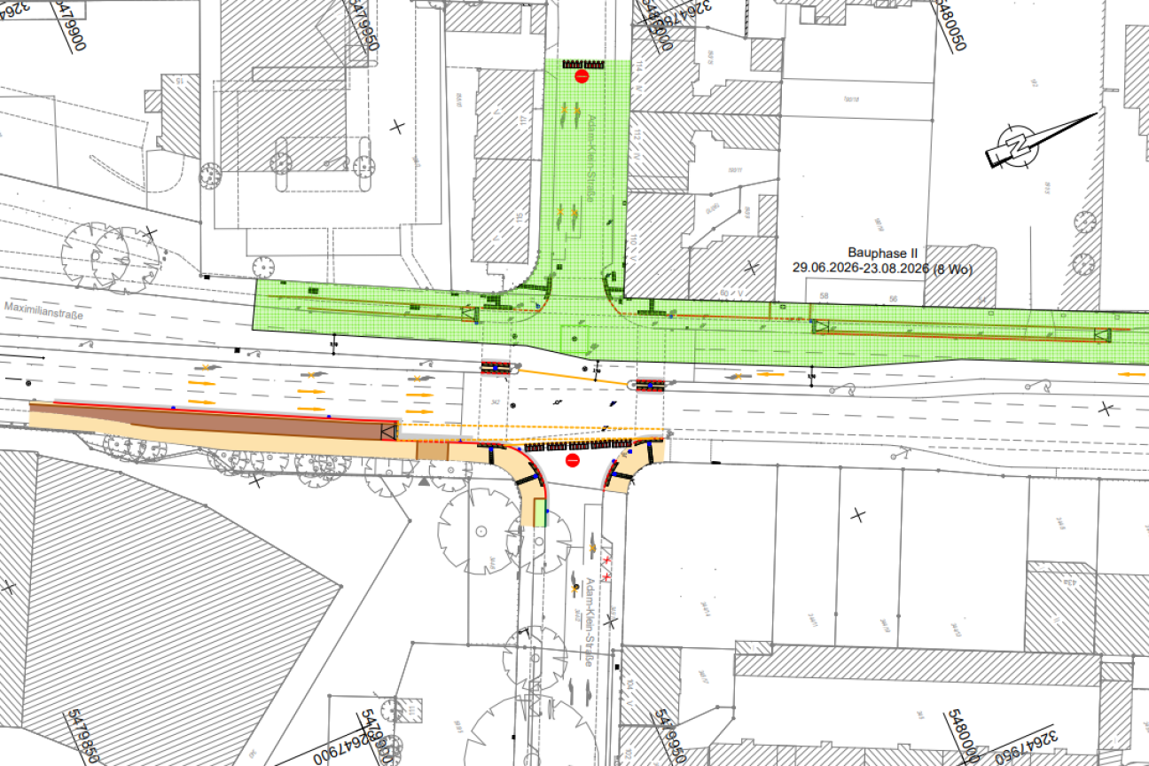 Maximilianstrasse 2026 BA2, Bild © SÖR / Stadt Nürnberg