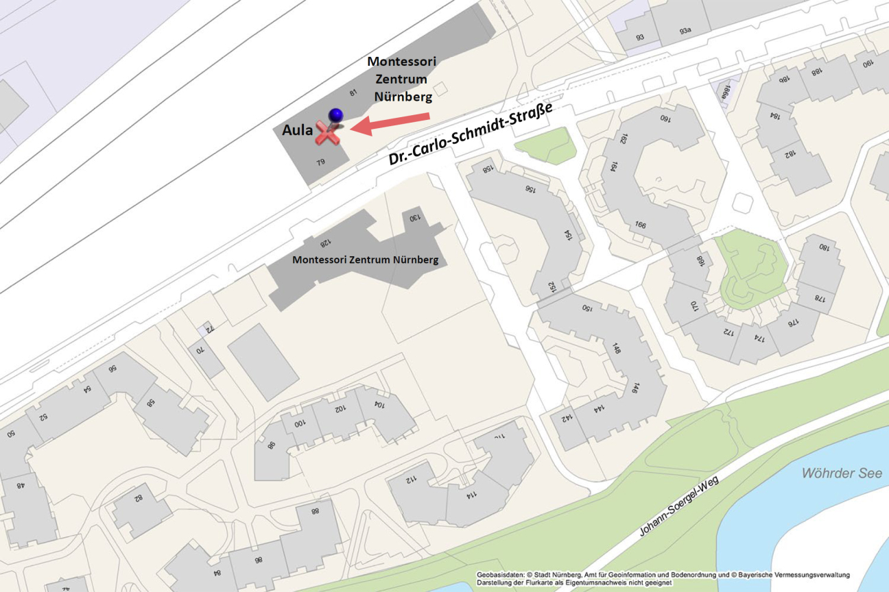 Bild © Stadt Nürnberg Baustelle Thumenberger Weg: Anfahrt zur Infoveranstaltung am Mittwoch, 15. April 2026, Bild © Stadt Nürnberg